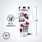 40oz Team Spirit Game Day Tumbler I | Chicago Bears