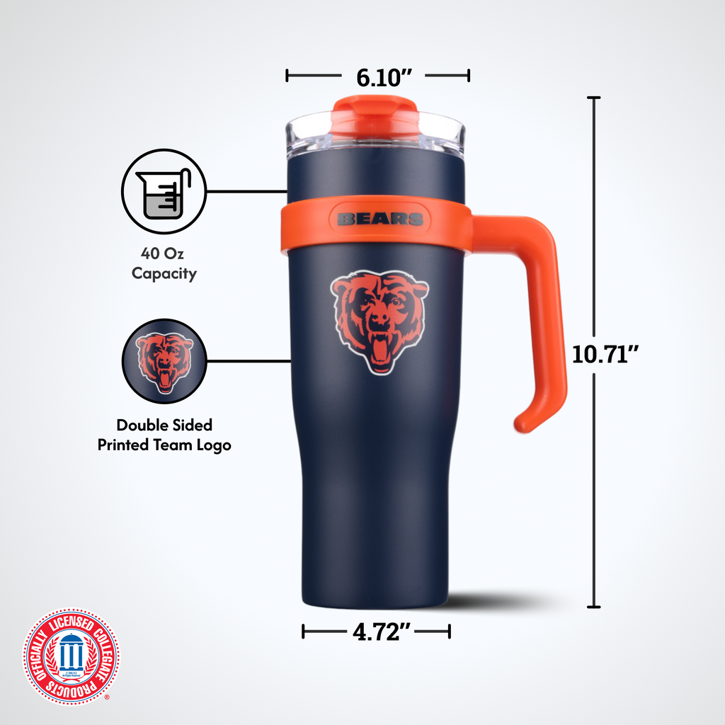 40oz Slim Tumbler I | Chicago Bears