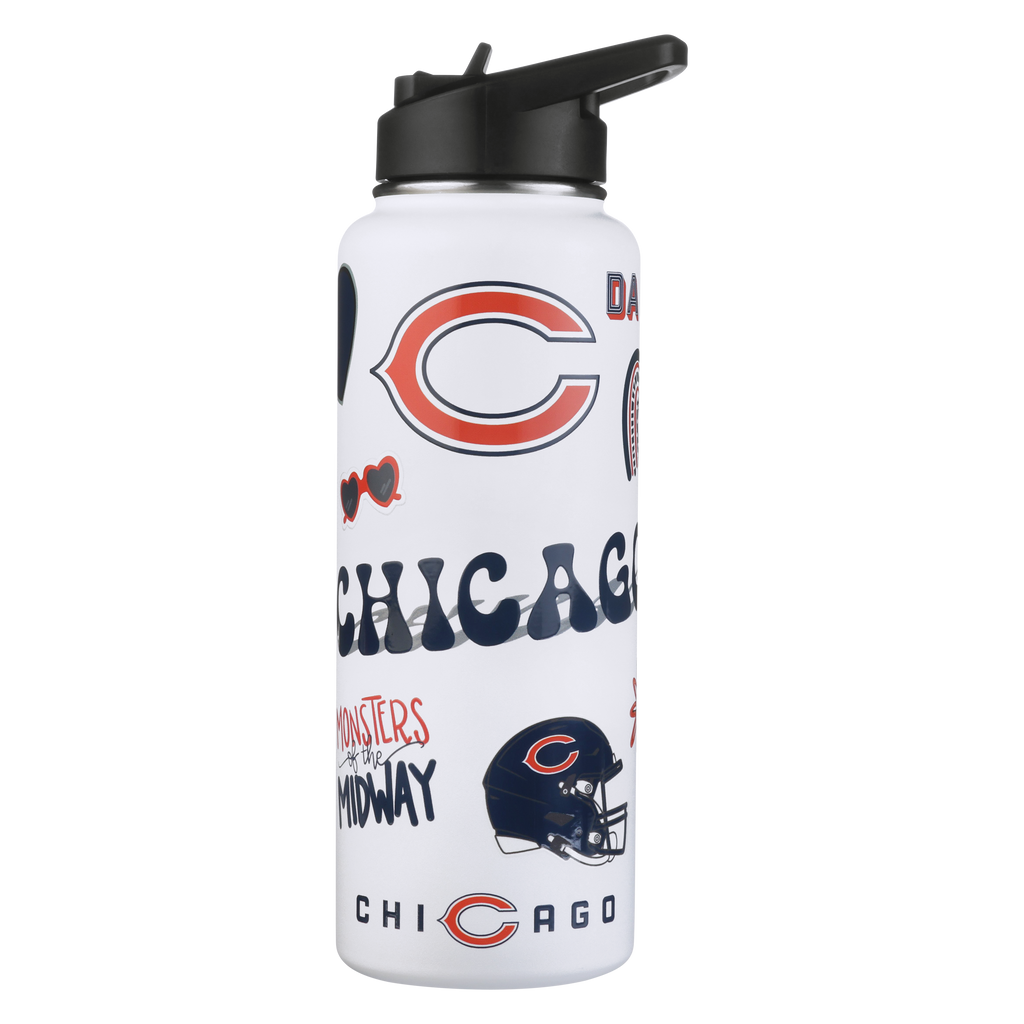 34oz Team Spirit Water Bottle I | Chicago Bears
