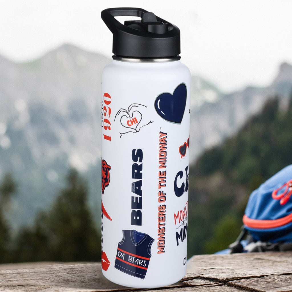 34oz Team Spirit Water Bottle I | Chicago Bears