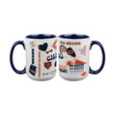 Loco Design 2 pack 15oz Mug | Chicago Bears