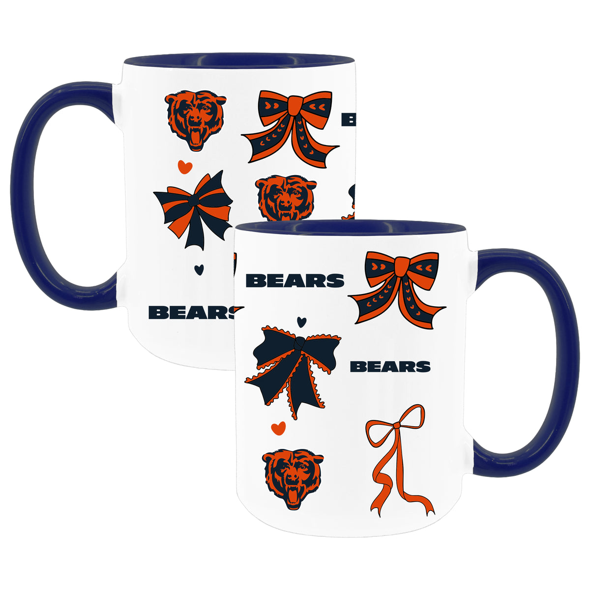  Panthers 2pk 15oz Bow Coffee Mug 