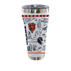 Sketchpad Design 30oz SS Tumbler | Chicago Bears