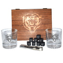 Wood Boxed Drinkware Set | Chicago Bears