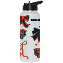  Bears 34oz Bow White Quencher Water Bottle 