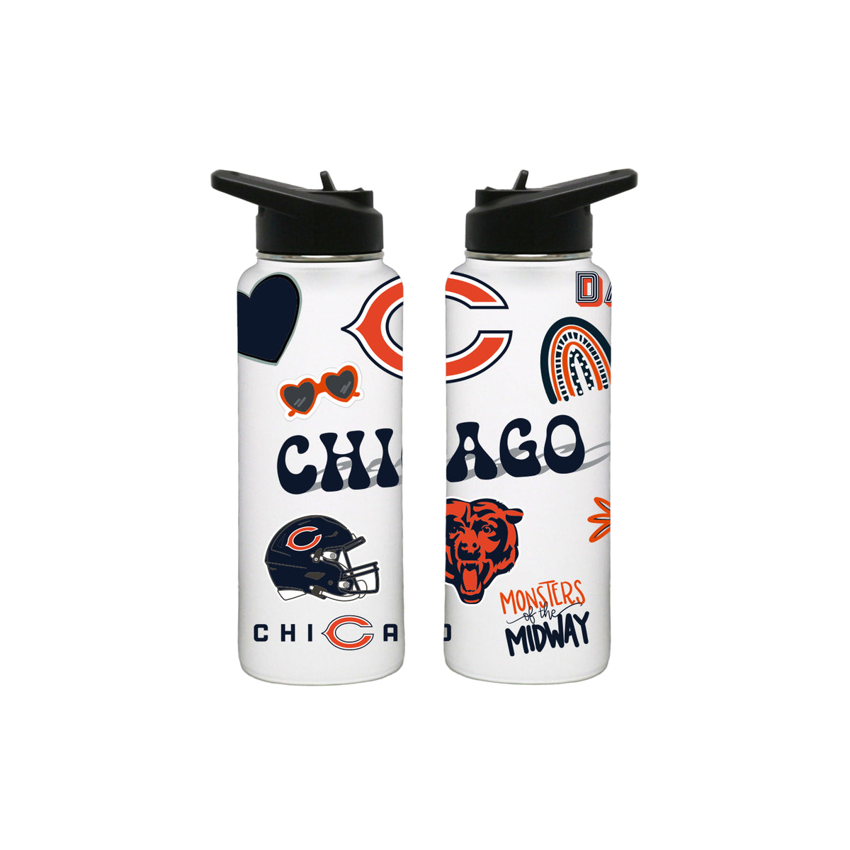 Loco Design 34oz Quencher | Chicago Bears