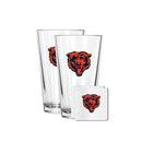 2 Pack Pint and Coasters Set | Chicago Bears