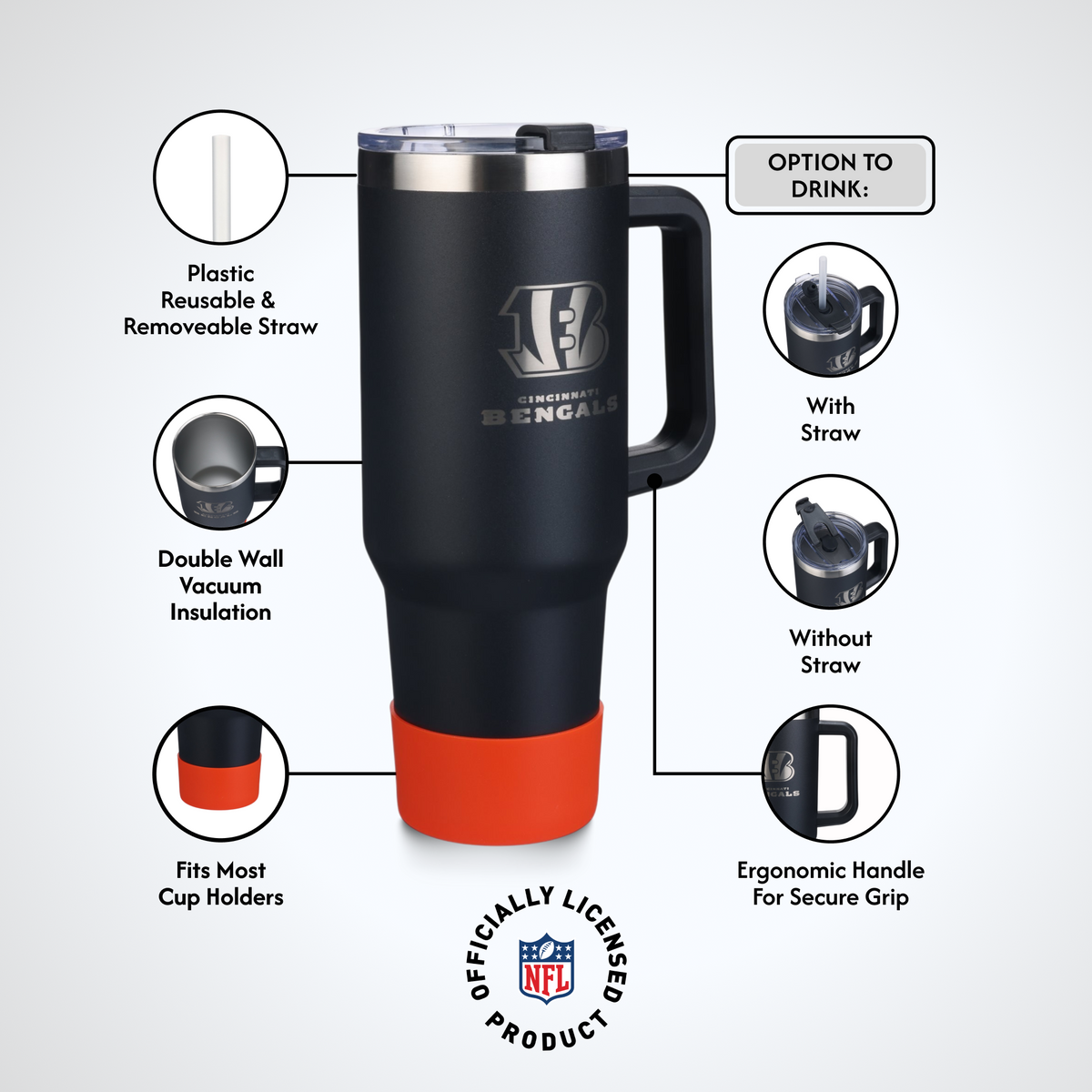 40 OZ Game Day Tumbler I | Cincinnati Bengals