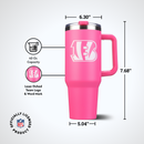 40oz Pink Game Day Tumbler I | Cincinnati Bengals