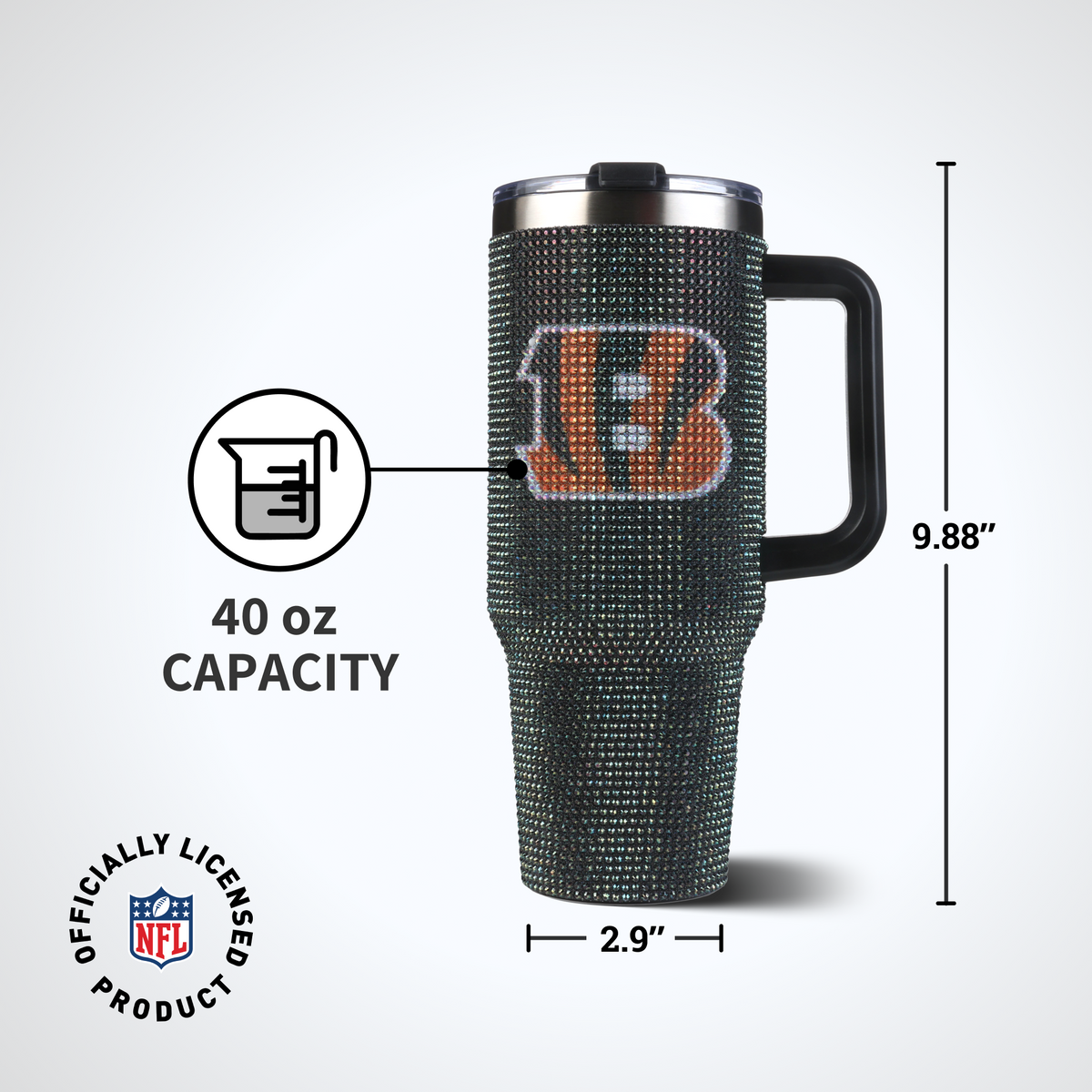 40oz TC Bling Game Day Tumbler I | Cincinnati Bengals