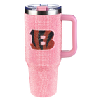 40oz Pink Bling Game Day Tumbler I | Cincinnati Bengals