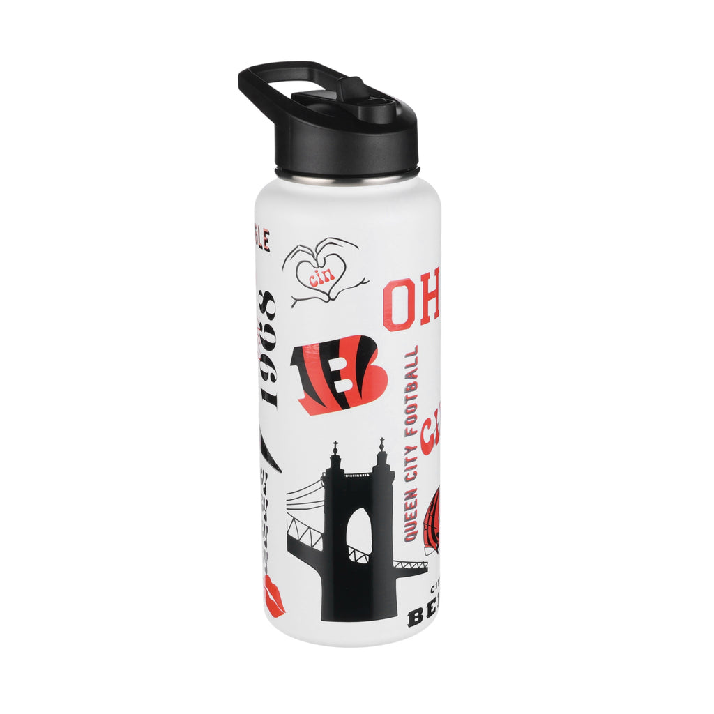 34oz Team Spirit Water Bottle I | Cincinnati Bengals