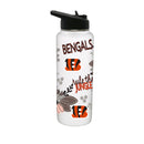 34oz Quencher Bottle, DP, Flowers Design | Cincinnati Bengals