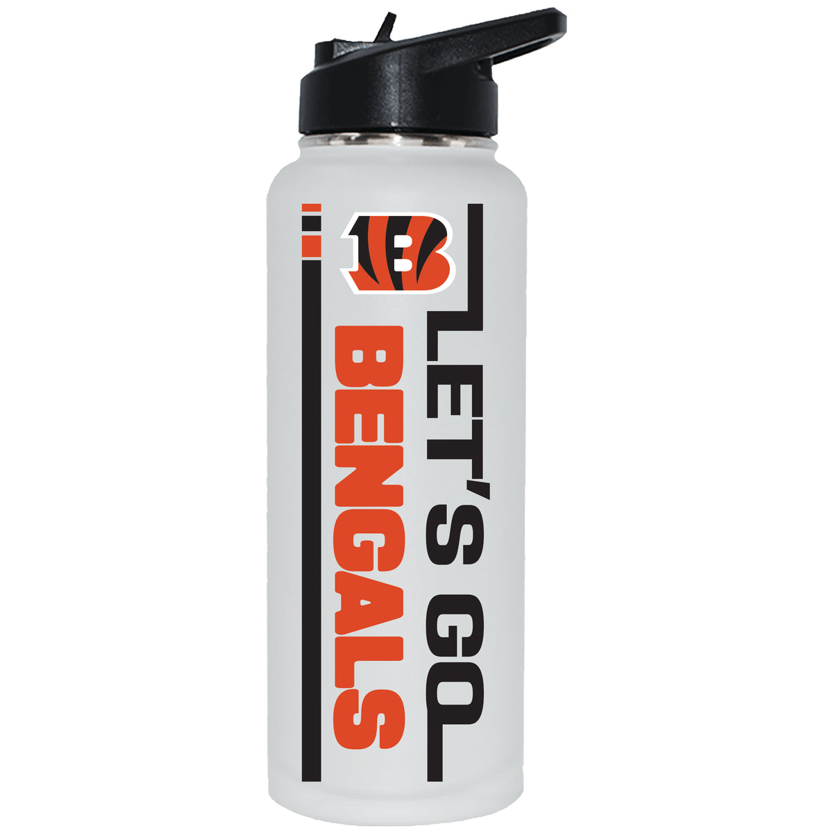 34oz Quencher Let's Go Team Dash Design | Cincinnati Bengals