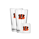 2 Pack Pint and Coasters Set | Cincinnati Bengals