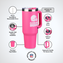 40oz Pink Game Day Tumbler I | Cleveland Browns