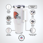 40oz Bling Collosal Tumbler | Cleveland Browns