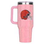 40oz Pink Bling Game Day Tumbler I | Cleveland Browns