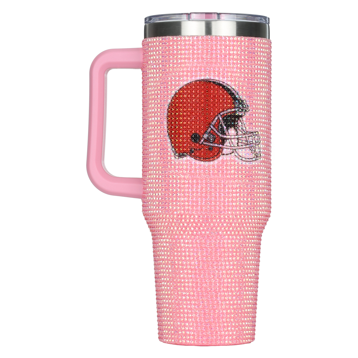 40oz Pink Bling Game Day Tumbler I | Cleveland Browns
