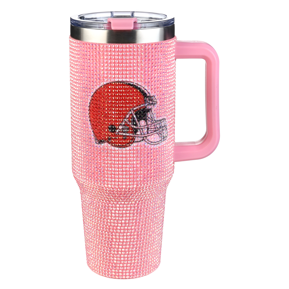 40oz Pink Bling Game Day Tumbler I | Cleveland Browns