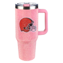 40oz Pink Bling Game Day Tumbler I | Cleveland Browns