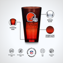 2-Pack Ombre Pint Glasses | Cleveland Browns