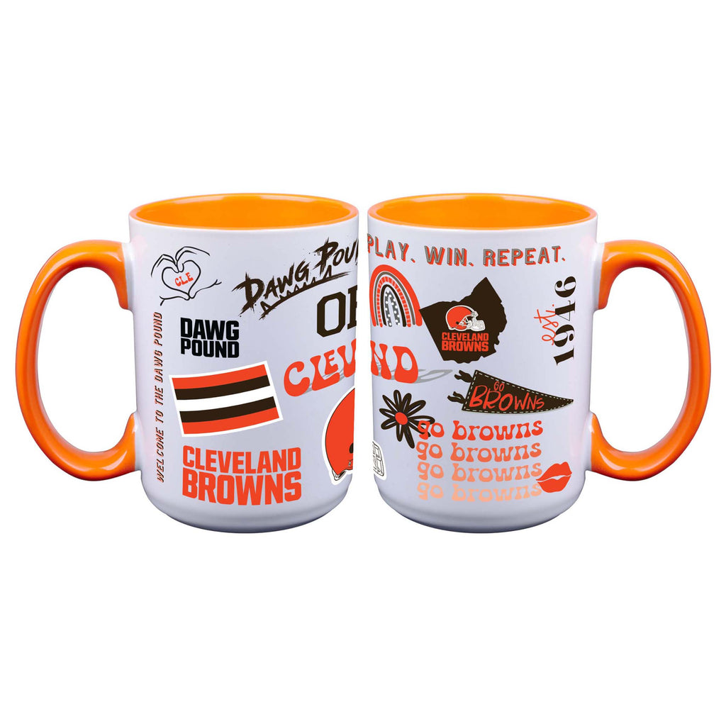 Loco Design 2 pack 15oz Mug | Cleveland Browns
