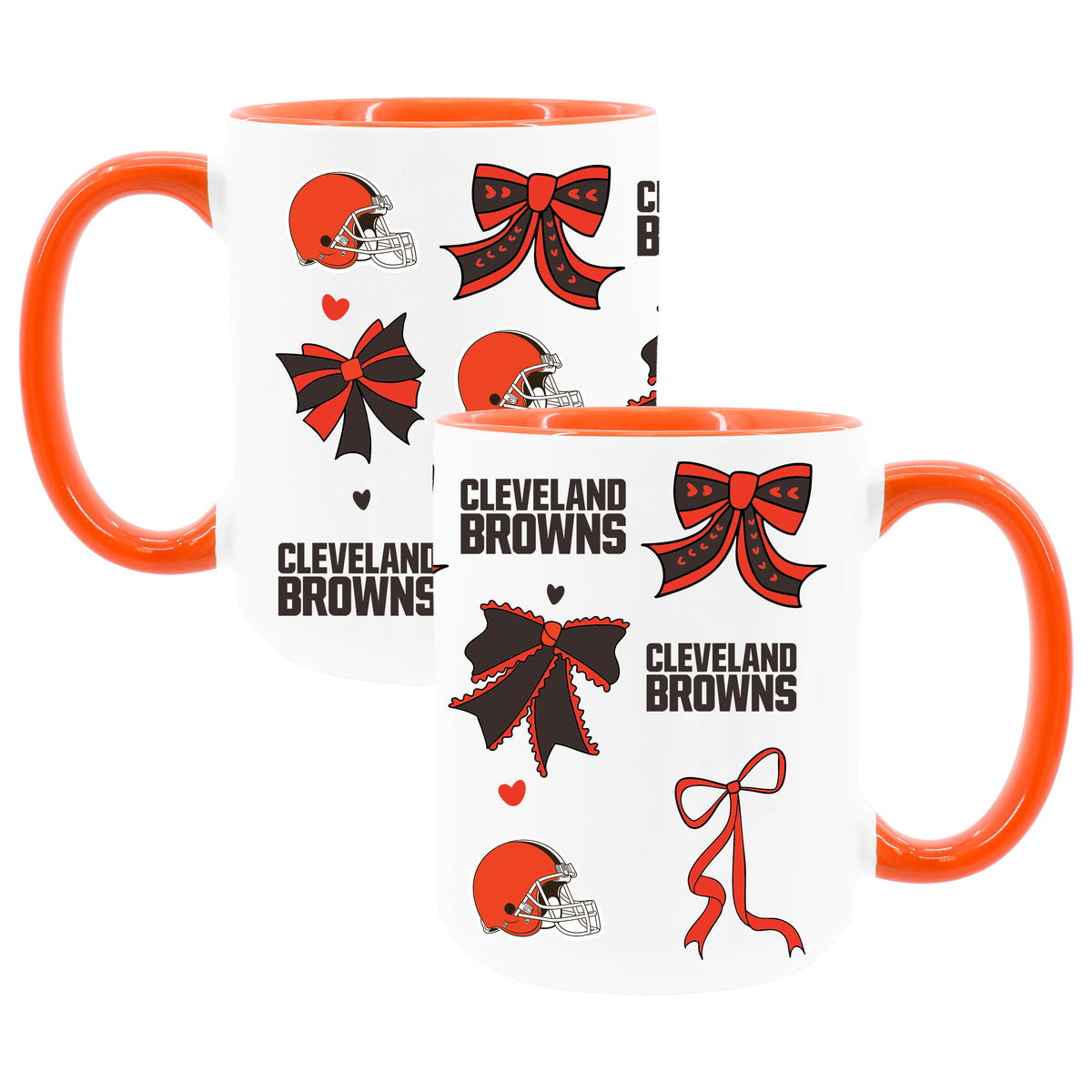  Bengals 2pk 15oz Bow Coffee Mug 