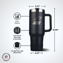 40 OZ Game Day Tumbler I | Carolina Panthers