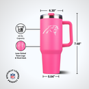 40oz Pink Game Day Tumbler I | Carolina Panthers
