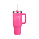 40oz Pink Game Day Tumbler I | Carolina Panthers