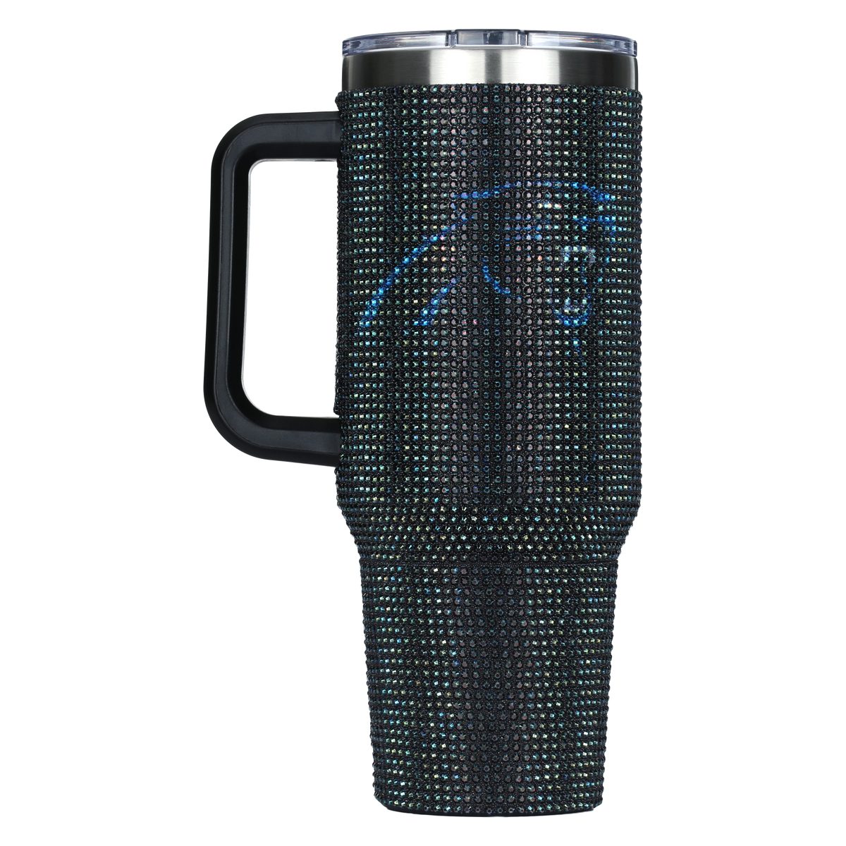 40oz TC Bling Game Day Tumbler I | Carolina Panthers