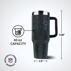40oz TC Bling Game Day Tumbler I | Carolina Panthers