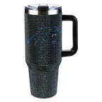 40oz TC Bling Game Day Tumbler I | Carolina Panthers