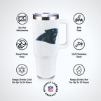 40oz Bling Collosal Tumbler | Carolina Panthers