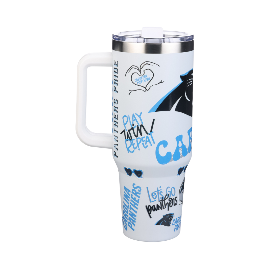 40oz Team Spirit Game Day Tumbler I | Carolina Panthers