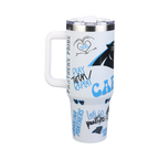 40oz Team Spirit Game Day Tumbler I | Carolina Panthers