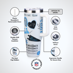 40oz Team Spirit Game Day Tumbler I | Carolina Panthers