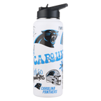 34oz Team Spirit Water Bottle I | Carolina Panthers