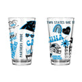 2pk 16oz Pint Glass, DP, Loco Design | Carolina Panthers