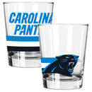 2pk 15oz Old Fashion Glass Big Stripes Design | Carolina Panthers
