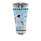 Sketchpad Design 30oz SS Tumbler | Carolina Panthers
