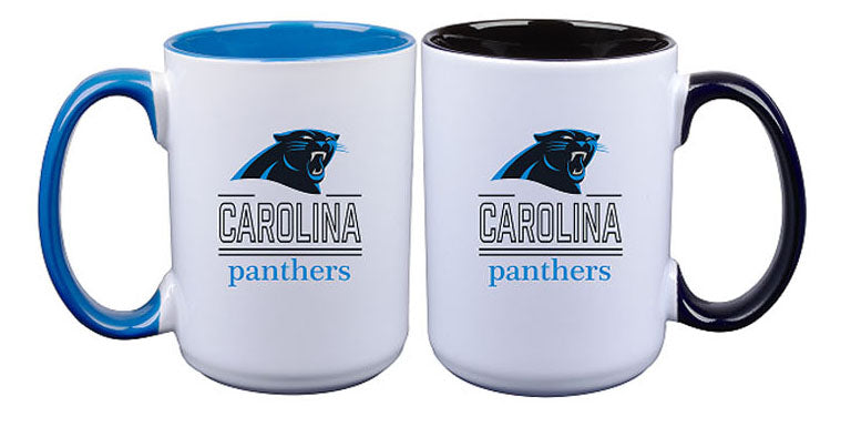2pk Inner Color Home-Away Mug Set | Carolina Panthers