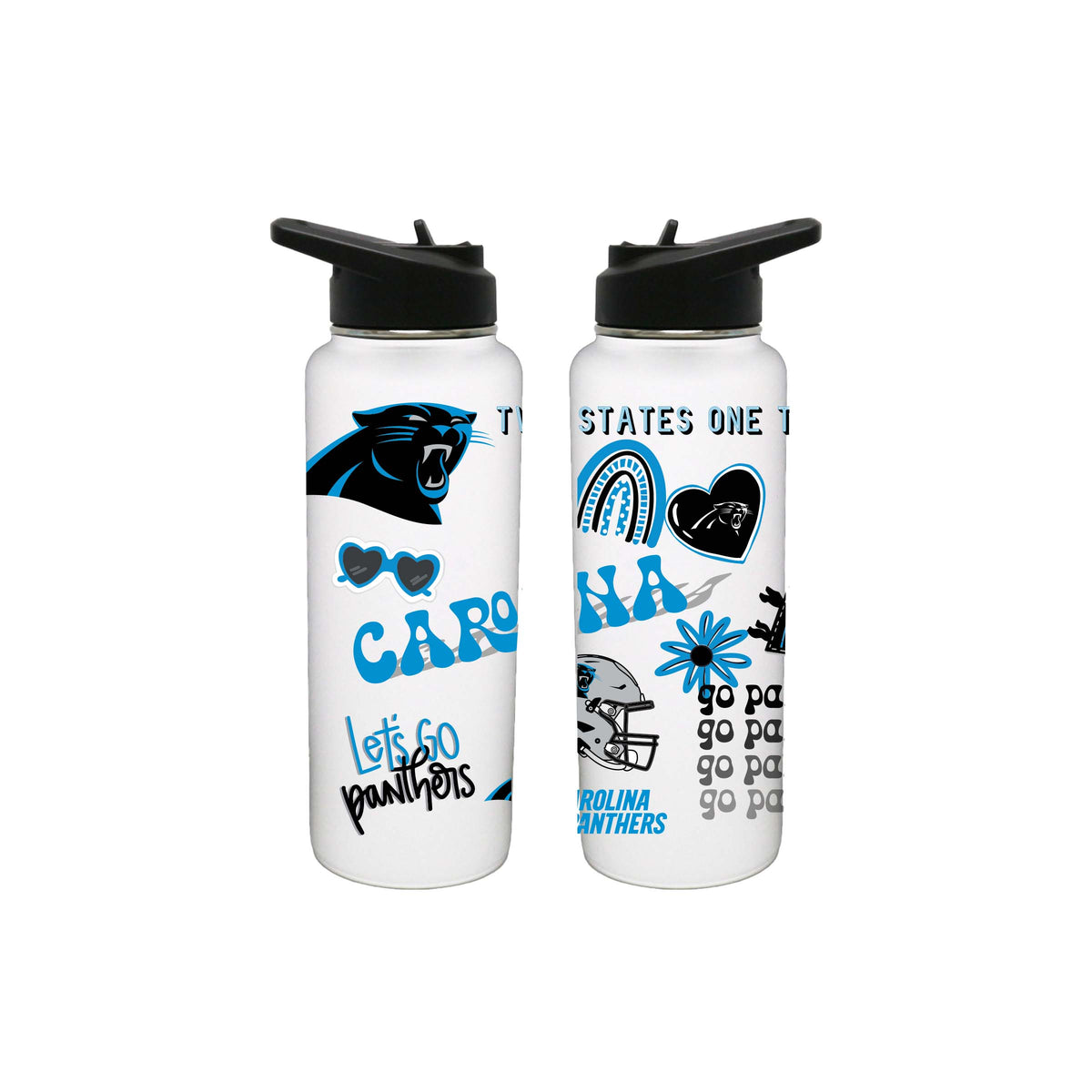 Loco Design 34oz Quencher | Carolina Panthers