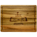 Cutting & Serving Board, Etched, Super Bowl 59, Chiefs vs. Eagles, 2025