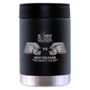 12oz Black Can Holder, Etched, Super Bowl 59, Chiefs vs. Eagles, 2025