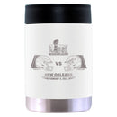 12oz White Can Holder, Etched, Super Bowl 59, Chiefs vs. Eagles, 2025