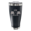 20oz Black Tumbler, Etched, Super Bowl 59, Chiefs vs. Eagles, 2025