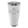 20oz White Tumbler, Etched, Super Bowl 59, Chiefs vs. Eagles, 2025