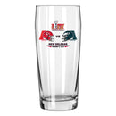 16oz Pub Pilsner Glass, Direct Print, Super Bowl 59, Chiefs vs. Eagles, 2025